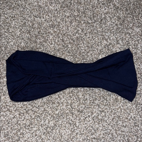 Navy‎ Blue Twisted Headband - Picture 2 of 3